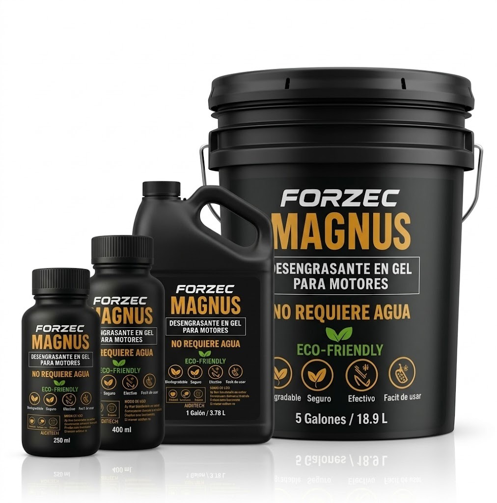 Magnus · Desengrasante en Gel para Motores — FORZEC
